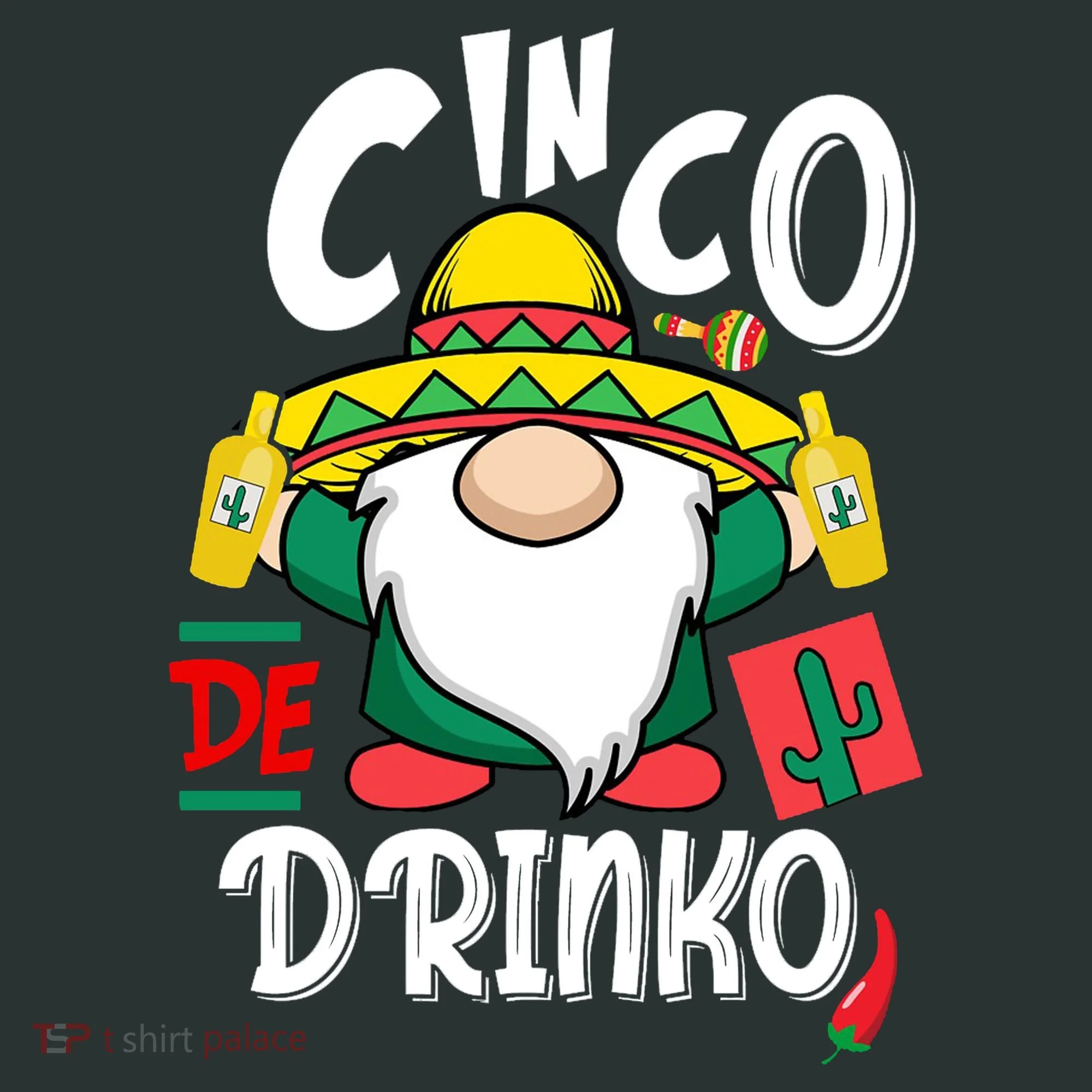 Cinco De Drinko Gnome Women's Long Sleeve Shirt