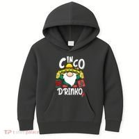 Cinco De Drinko Gnome Kids Hoodie thumb 0