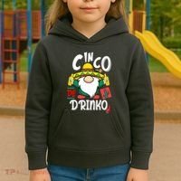 Cinco De Drinko Gnome Kids Hoodie thumb 3