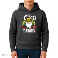Cinco De Drinko Gnome Kids Hoodie thumb 4