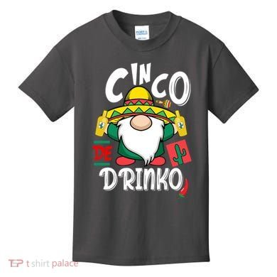 Cinco De Drinko Gnome Kids T-Shirt