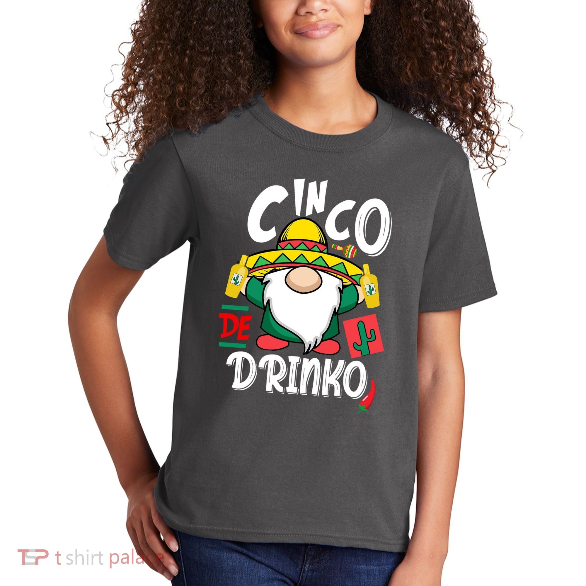 Cinco De Drinko Gnome Kids T-Shirt
