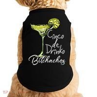 Cinco De Drinko Bitchachos Funny Cinco De Mayo Drinking  Doggie Tank thumb 0