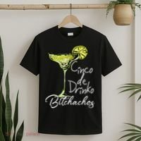 Cinco De Drinko Bitchachos Funny Cinco De Mayo Drinking  T-Shirt thumb 2