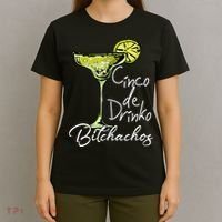 Cinco De Drinko Bitchachos Funny Cinco De Mayo Drinking  T-Shirt thumb 4