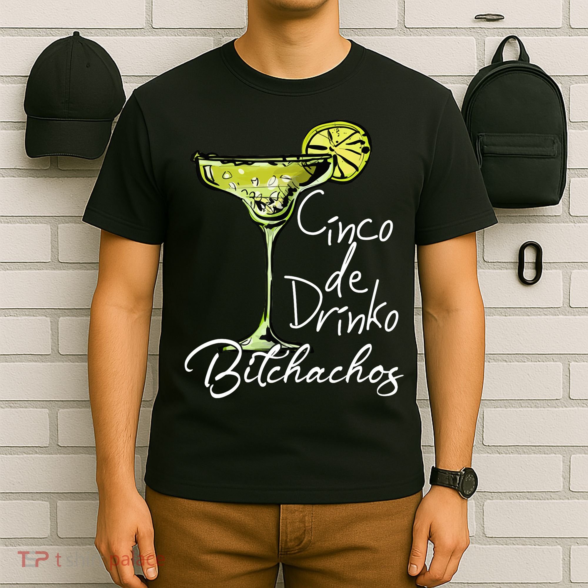 Cinco De Drinko Bitchachos Funny Cinco De Mayo Drinking  T-Shirt