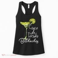 Cinco De Drinko Bitchachos Funny Cinco De Mayo Drinking  Women's Tank Top thumb 0