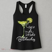 Cinco De Drinko Bitchachos Funny Cinco De Mayo Drinking  Women's Tank Top thumb 3