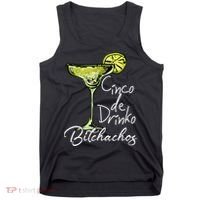 Cinco De Drinko Bitchachos Funny Cinco De Mayo Drinking  Tank Top thumb 0