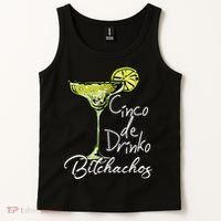 Cinco De Drinko Bitchachos Funny Cinco De Mayo Drinking  Tank Top thumb 2