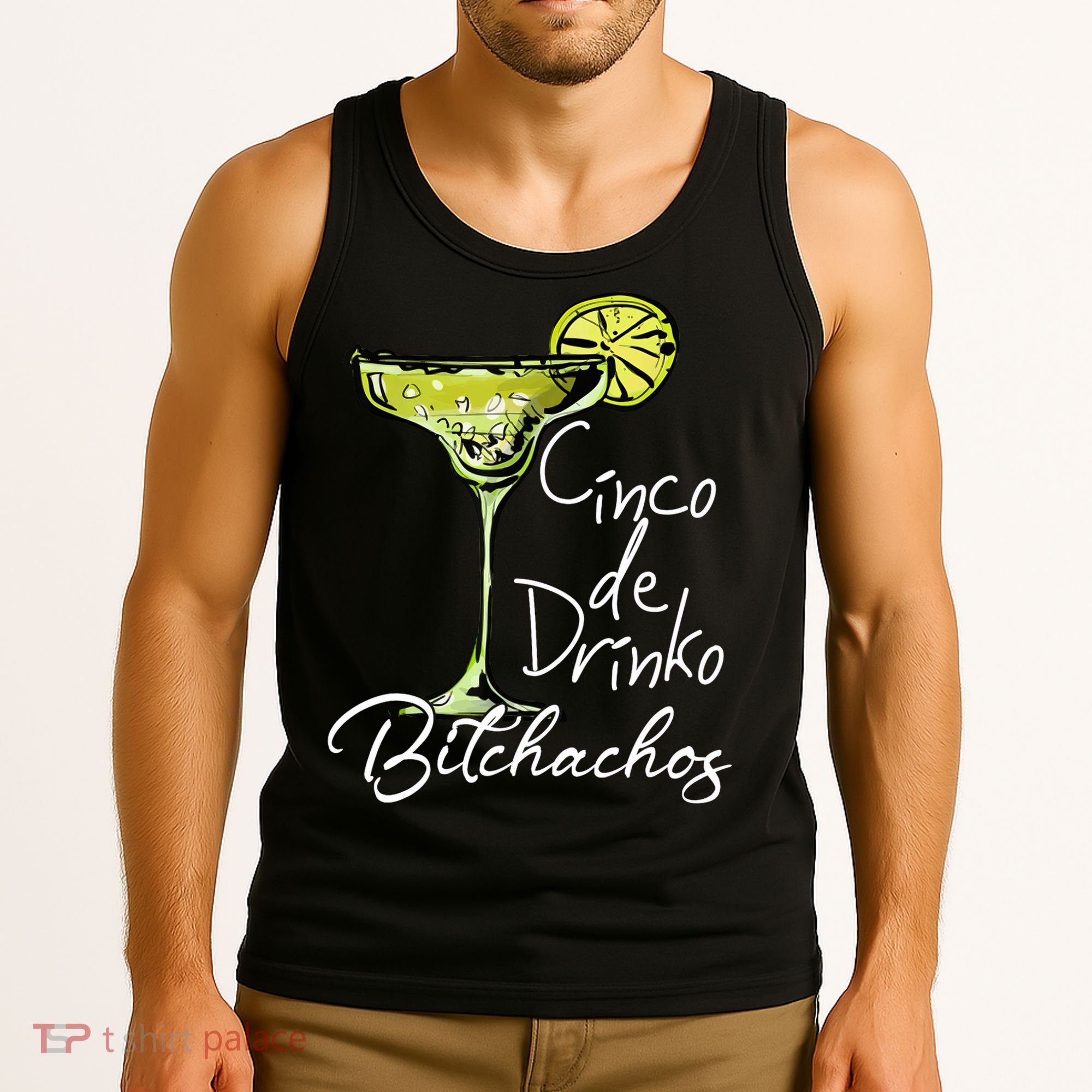 Cinco De Drinko Bitchachos Funny Cinco De Mayo Drinking  Tank Top