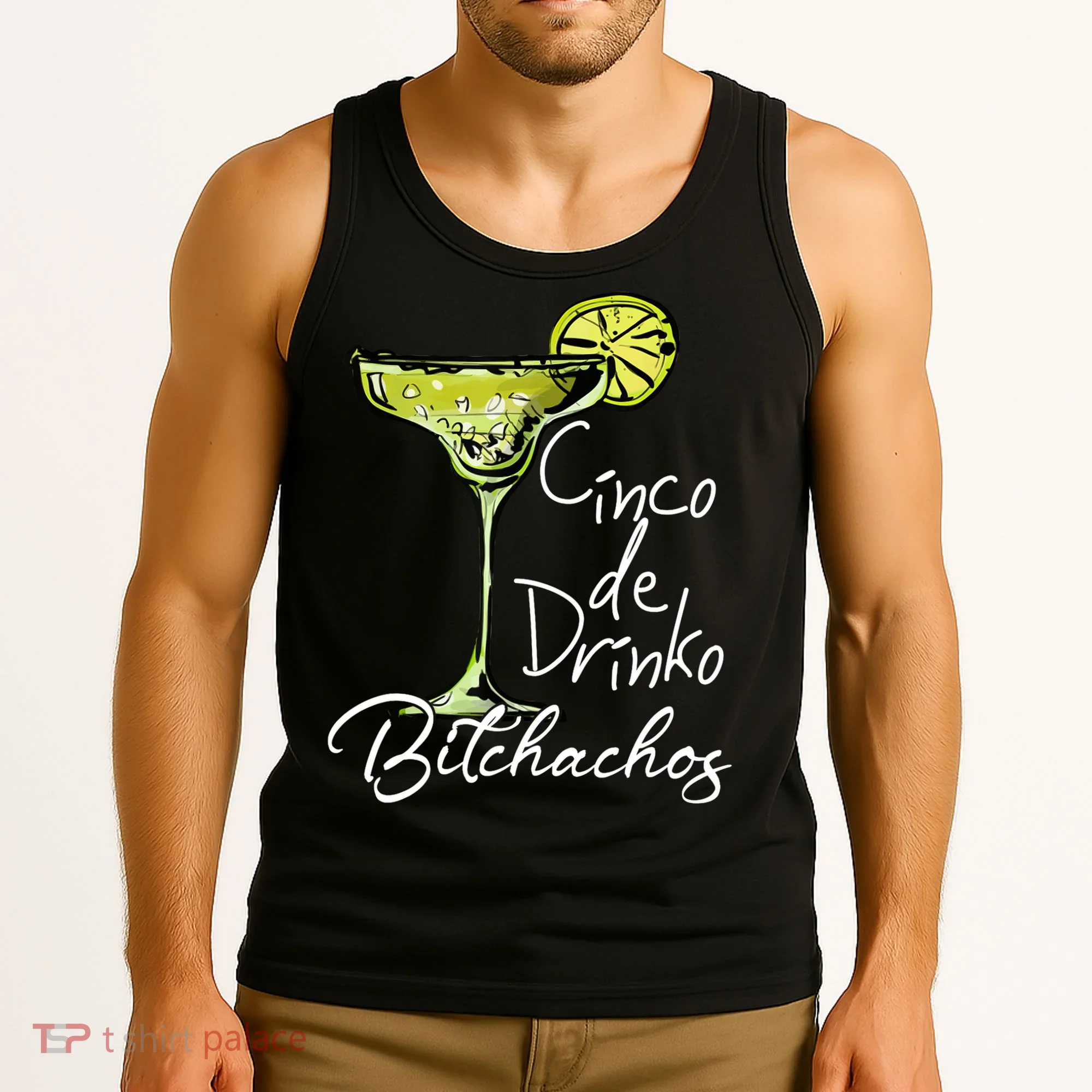 Cinco De Drinko Bitchachos Funny Cinco De Mayo Drinking  Tank Top