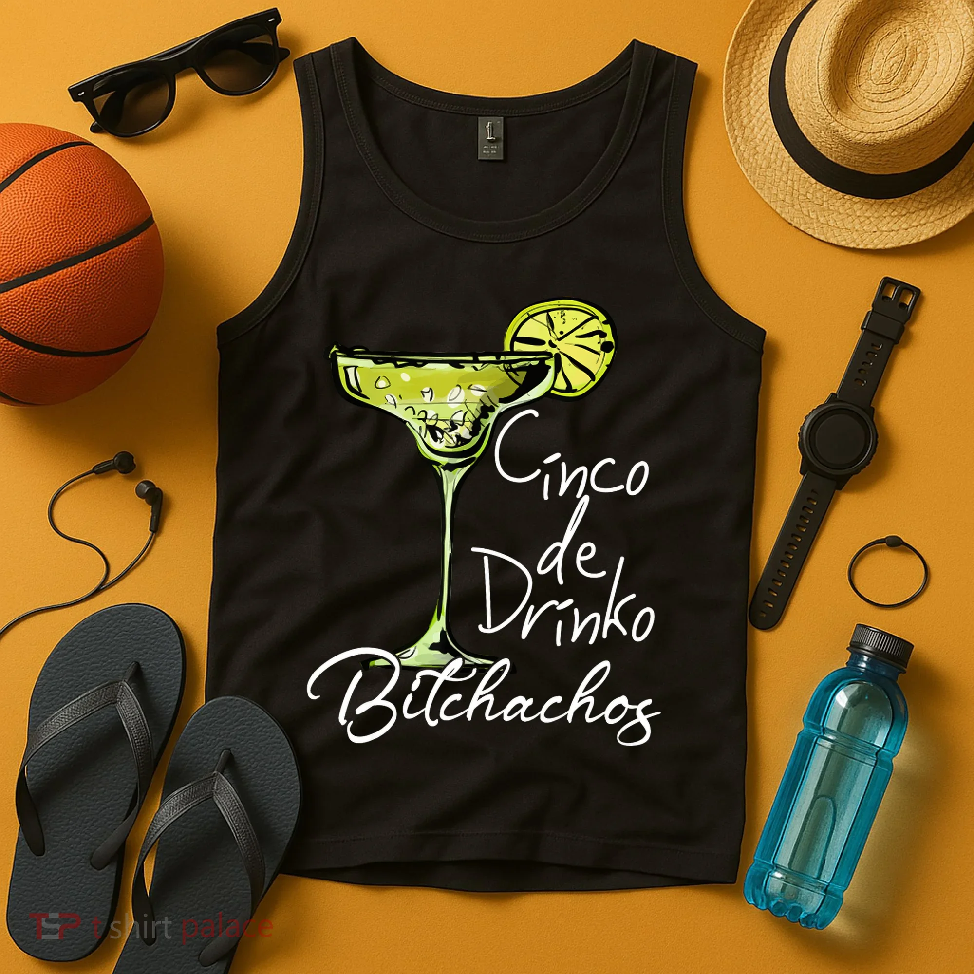 Cinco De Drinko Bitchachos Funny Cinco De Mayo Drinking  Tank Top