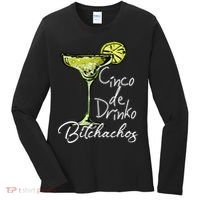 Cinco De Drinko Bitchachos Funny Cinco De Mayo Drinking  Women's Long Sleeve Shirt thumb 0