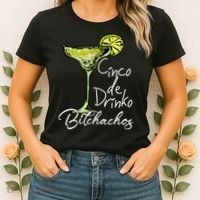 Cinco De Drinko Bitchachos Funny Cinco De Mayo Drinking  Women's T-Shirt thumb 2