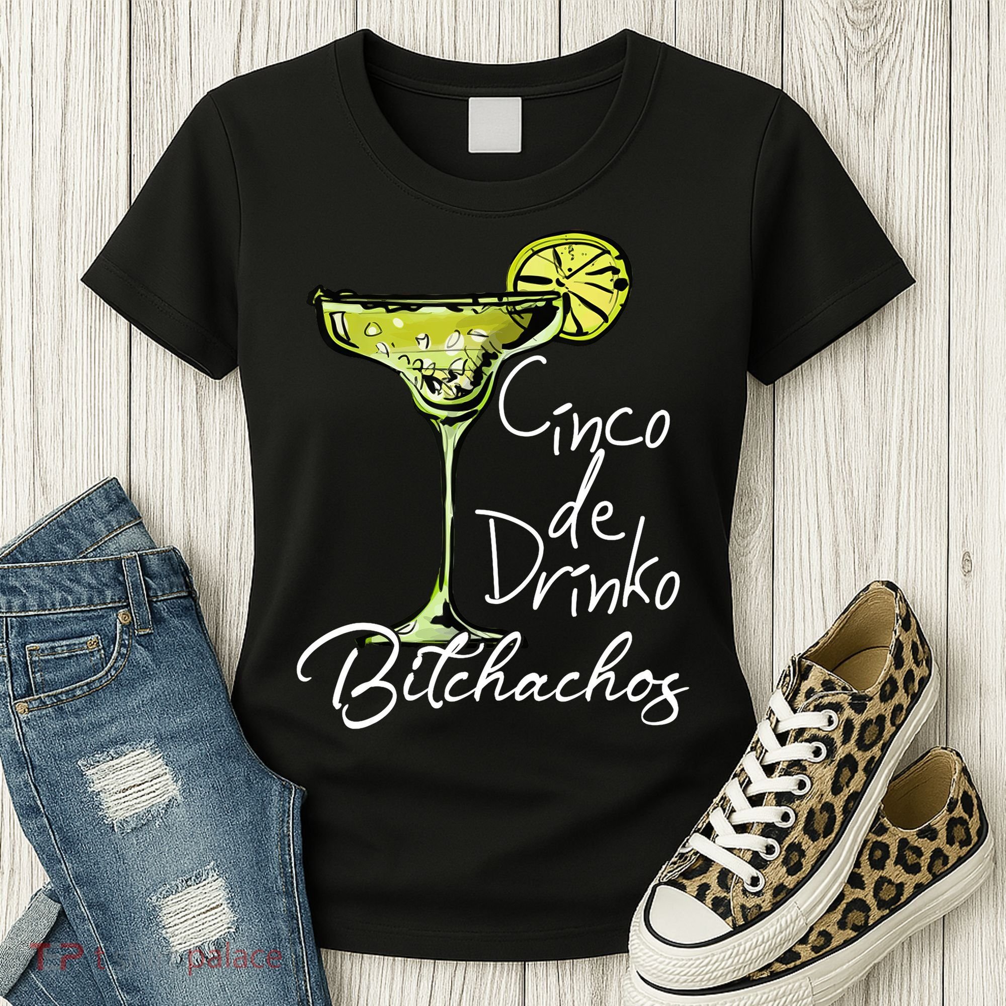 Cinco De Drinko Bitchachos Funny Cinco De Mayo Drinking  Women's T-Shirt