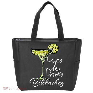 Cinco De Drinko Bitchachos Funny Cinco De Mayo Drinking  Tote Bag