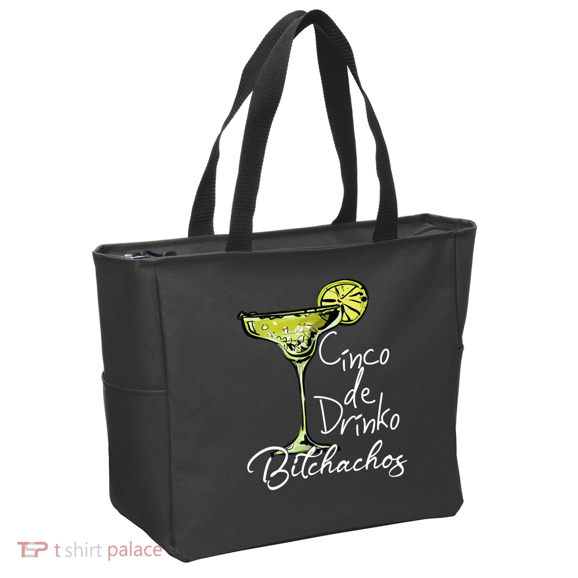 Cinco De Drinko Bitchachos Funny Cinco De Mayo Drinking  Tote Bag