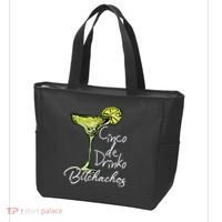 Cinco De Drinko Bitchachos Funny Cinco De Mayo Drinking  Tote Bag thumb 3