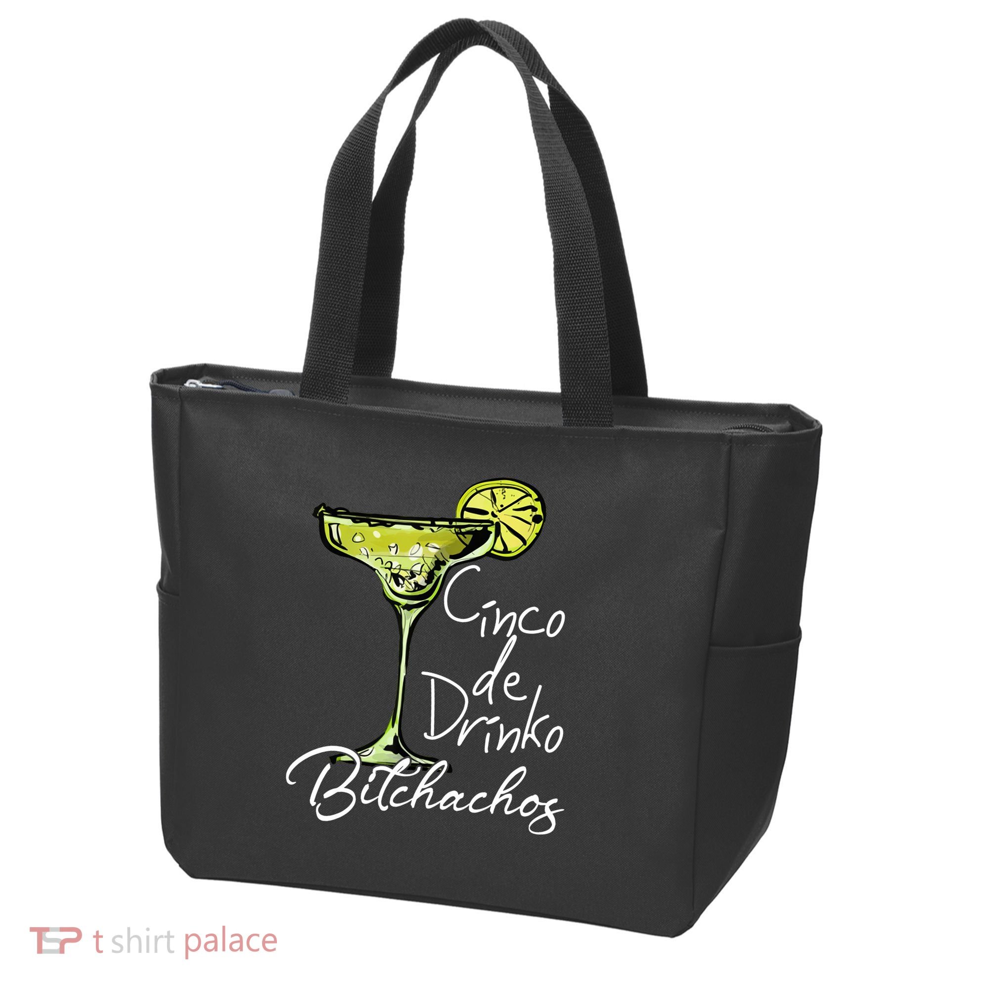 Cinco De Drinko Bitchachos Funny Cinco De Mayo Drinking  Tote Bag