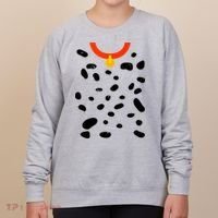 Cute Dalmatian Dog Costume Women's Sweatshirt thumb 0