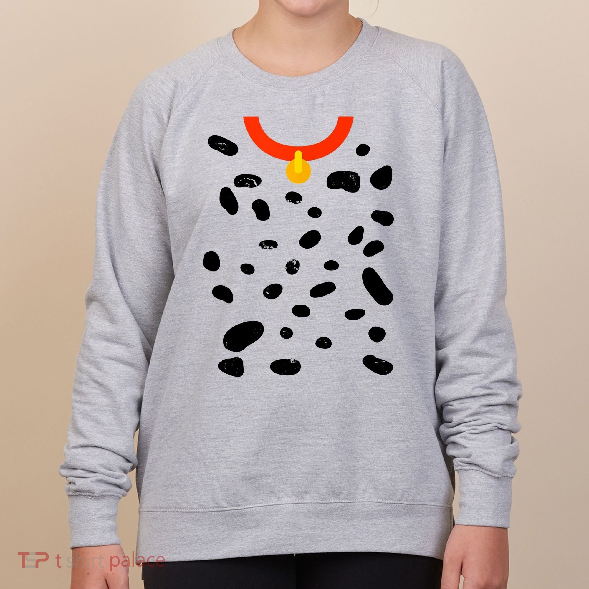 Cute Dalmatian Dog Costume Women's Sweatshirt