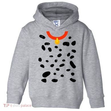 Cute Dalmatian Dog Costume Toddler Hoodie