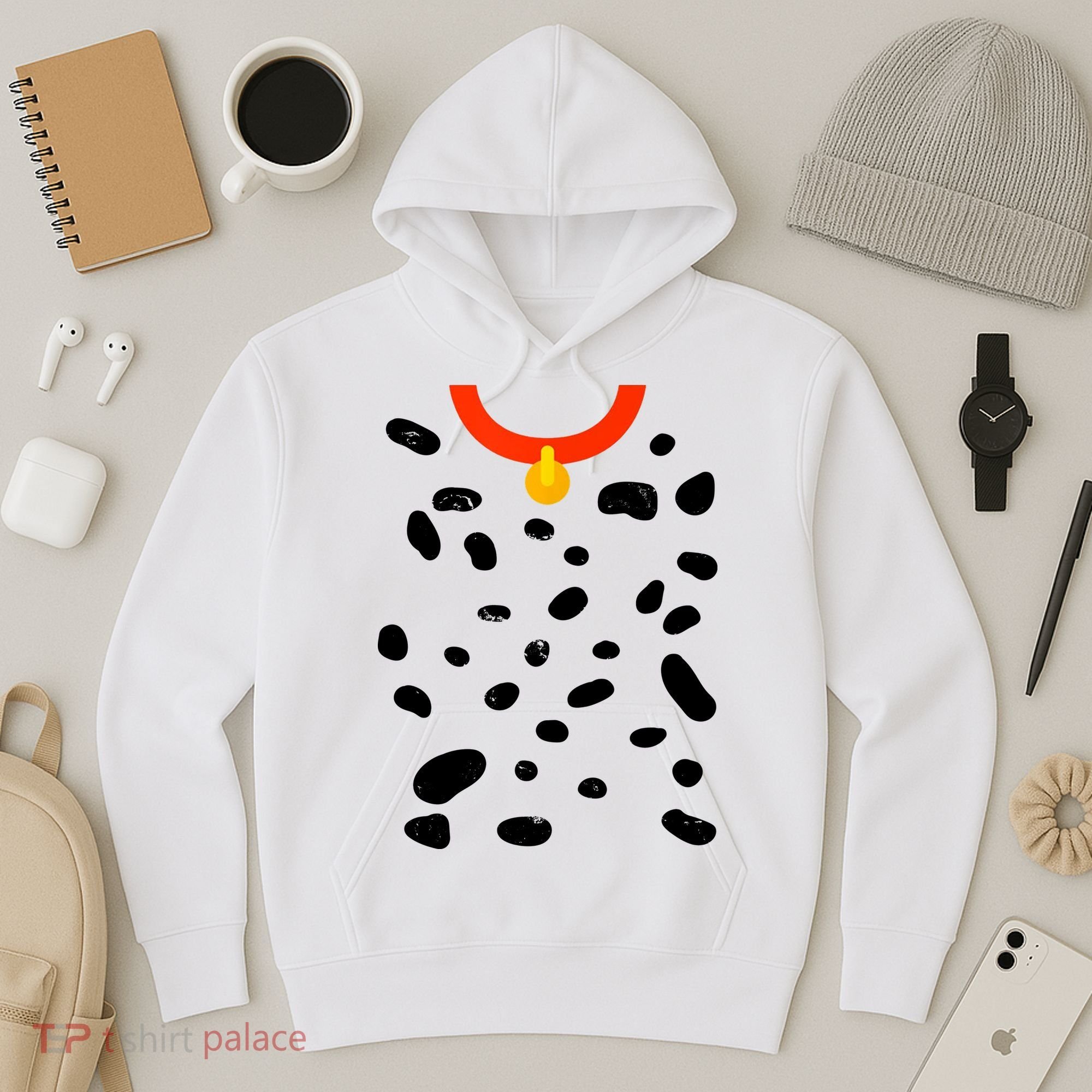 Cute Dalmatian Dog Costume Hoodie