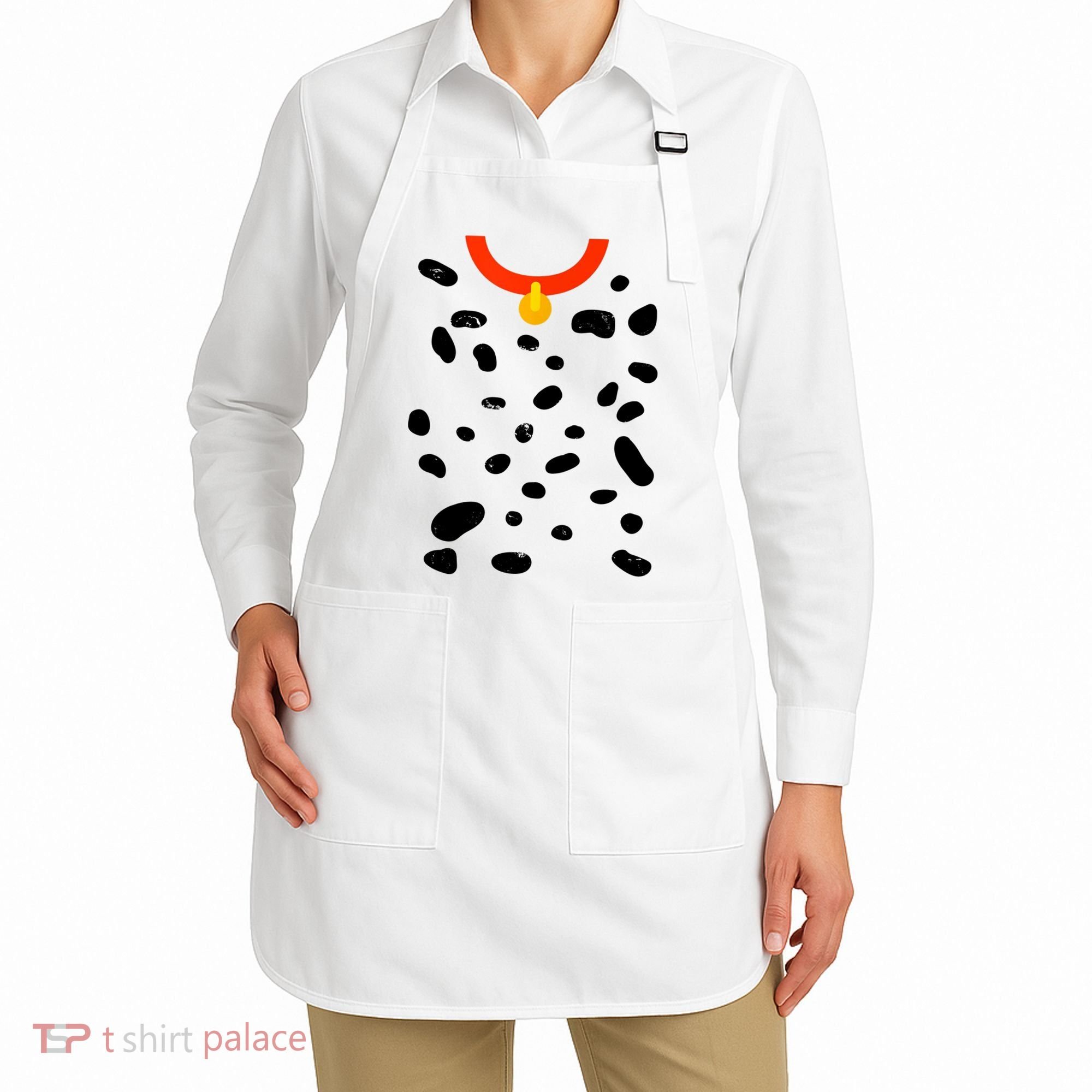 Cute Dalmatian Dog Costume Apron