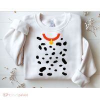 Cute Dalmatian Dog Costume Sweatshirt thumb 2
