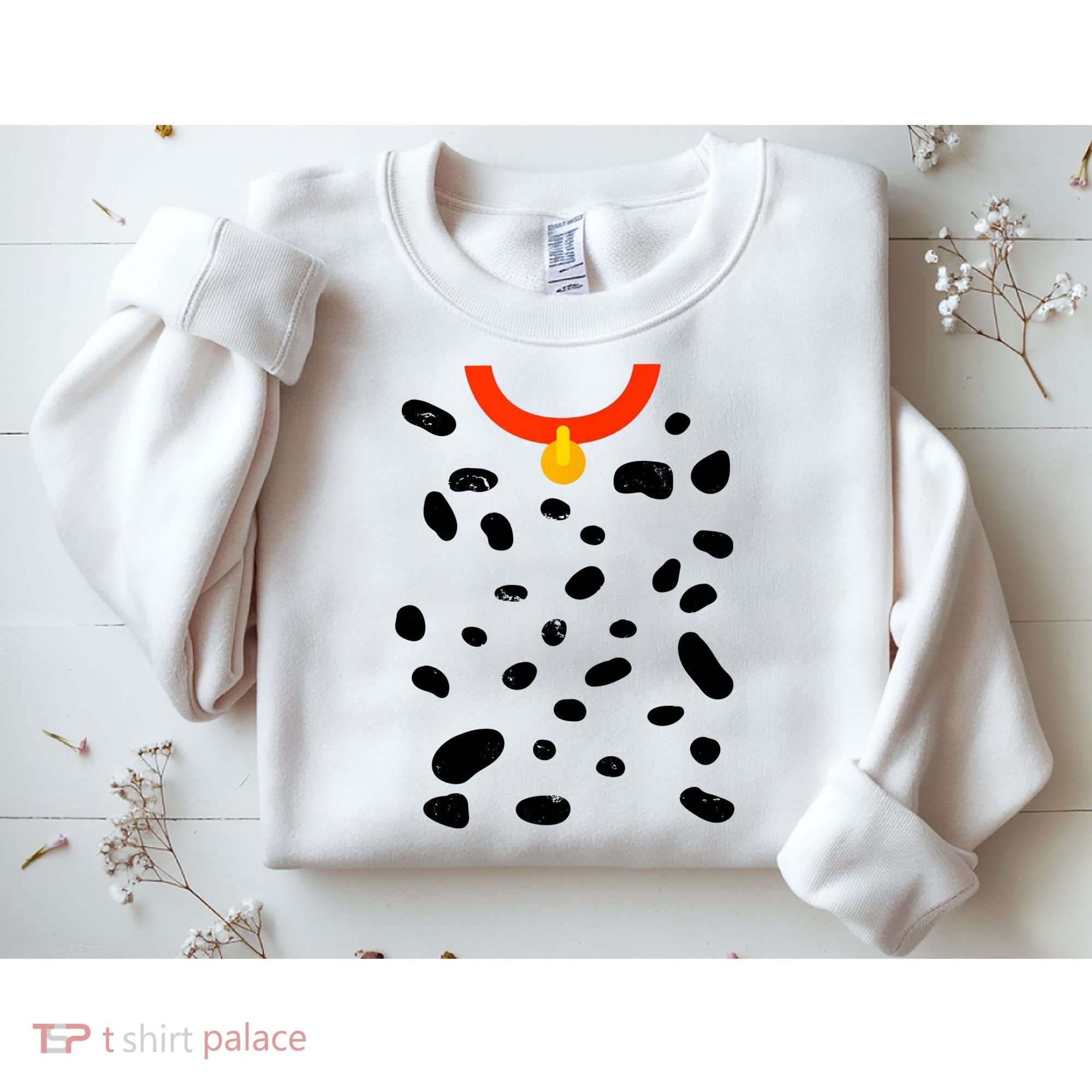 Cute Dalmatian Dog Costume Sweatshirt
