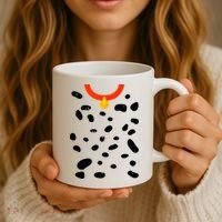 Cute Dalmatian Dog Costume Coffee Mug thumb 3