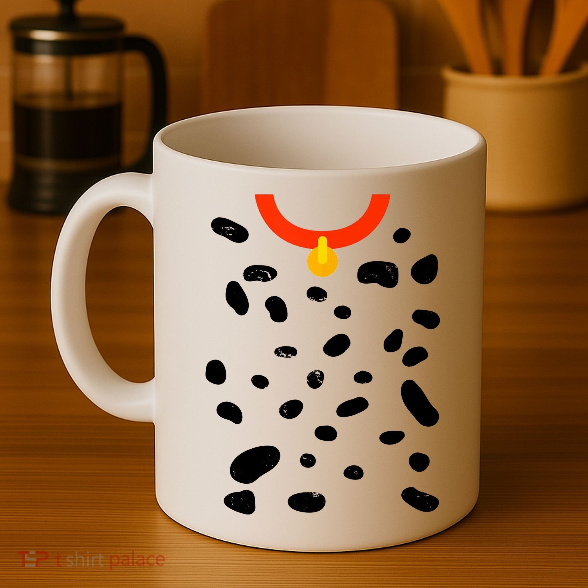Cute Dalmatian Dog Costume Coffee Mug