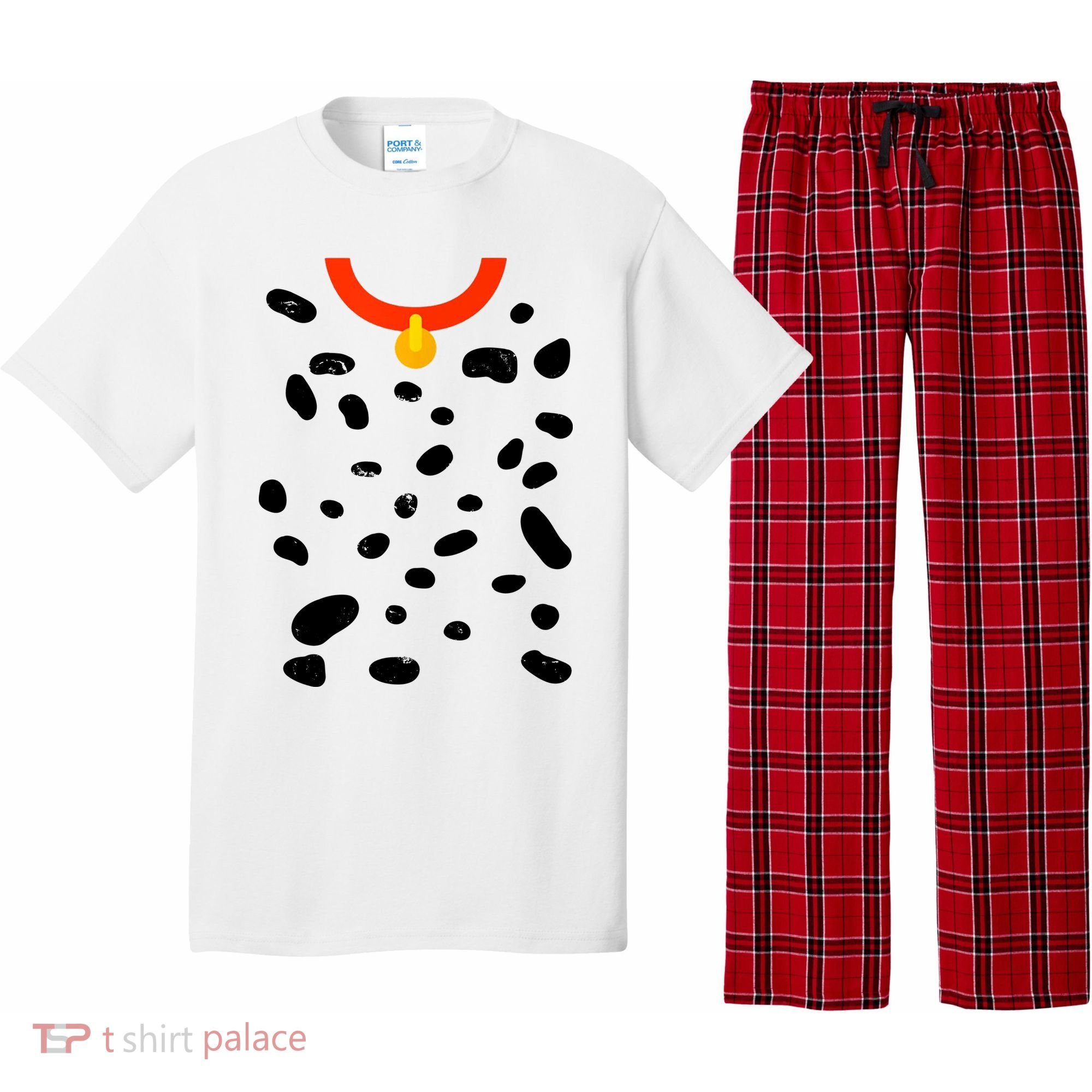 Cute Dalmatian Dog Costume Pajama Set