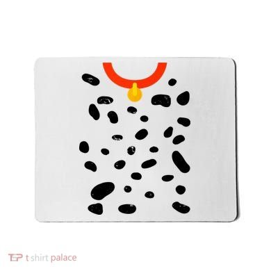 Cute Dalmatian Dog Costume Mousepad