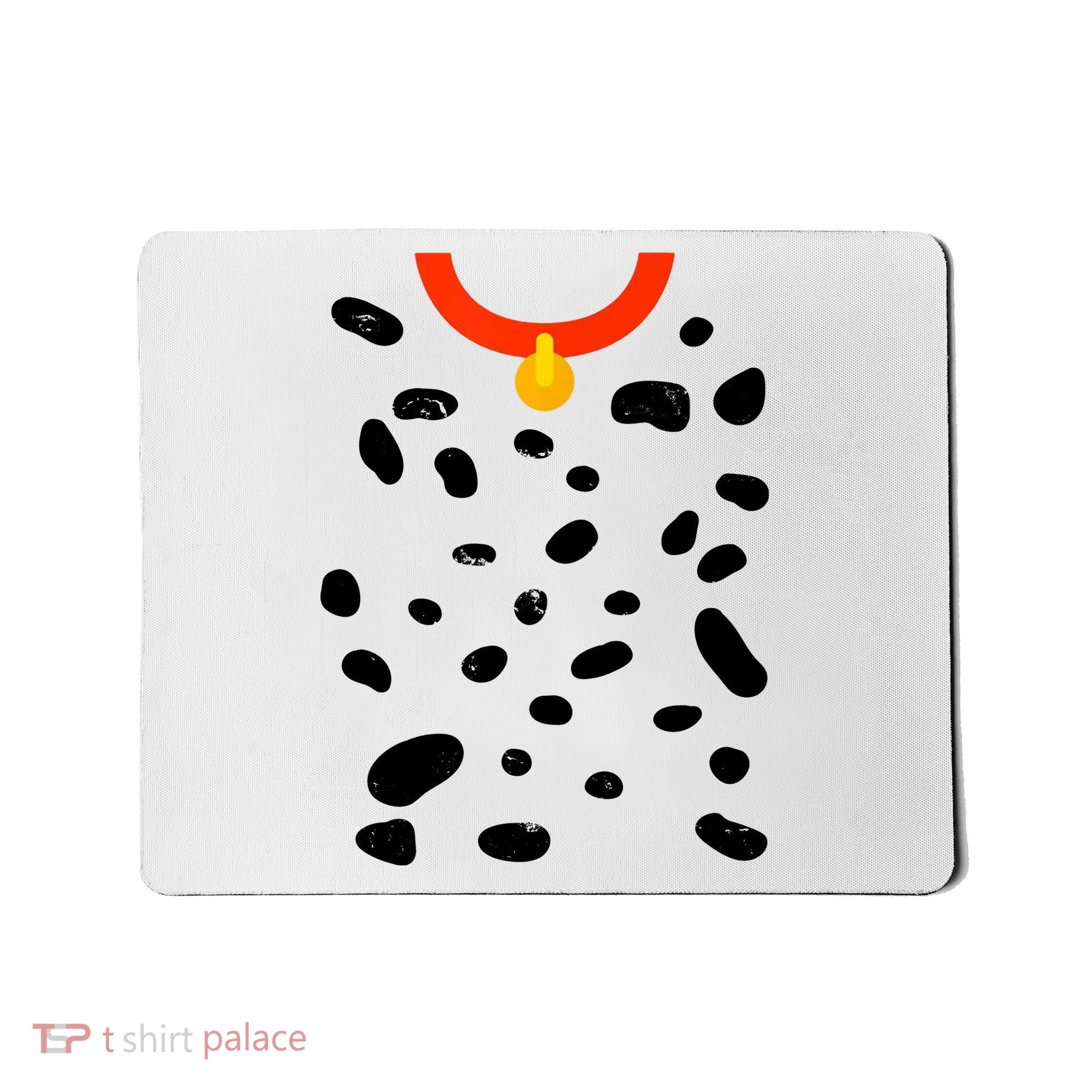 Cute Dalmatian Dog Costume Mousepad