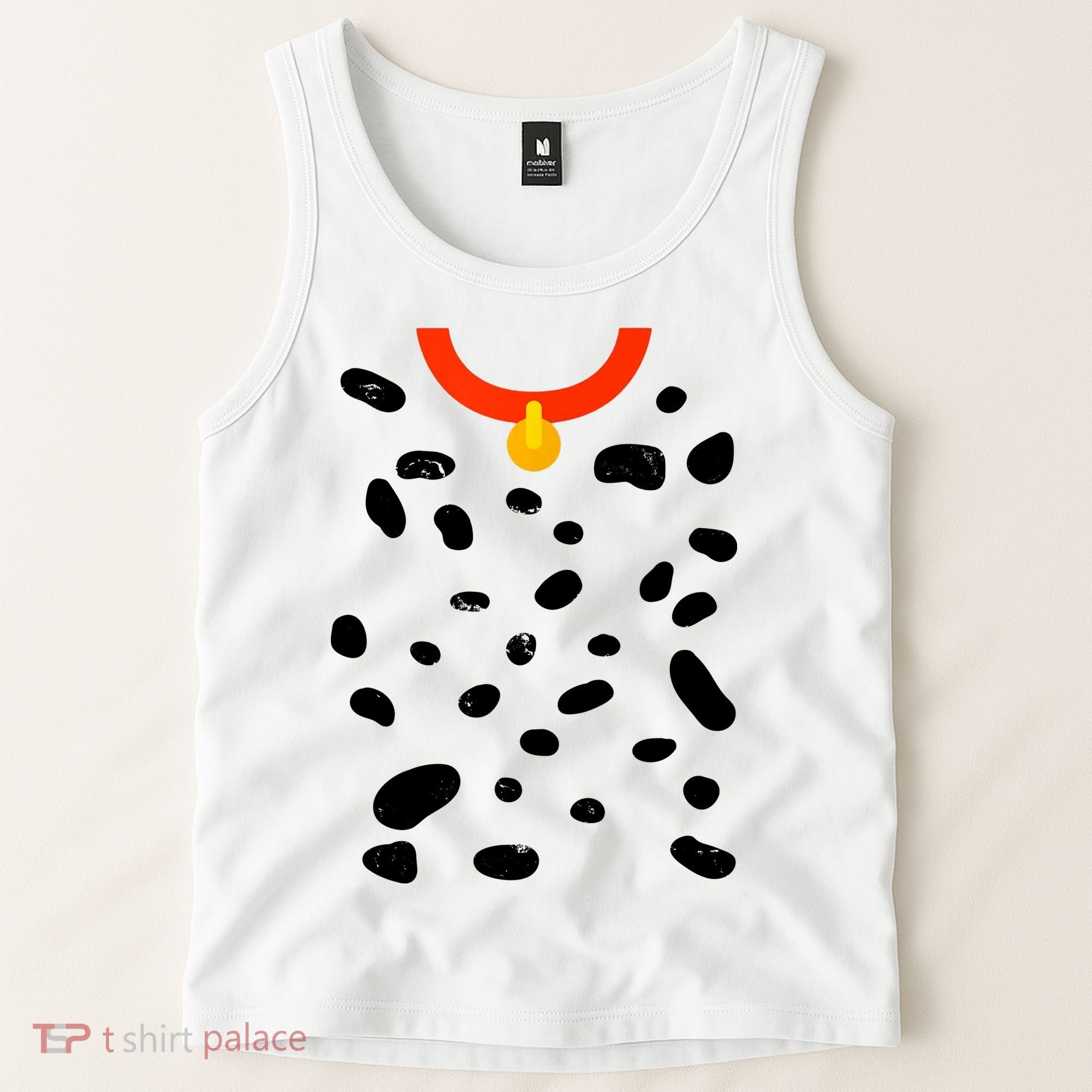 Cute Dalmatian Dog Costume Tank Top