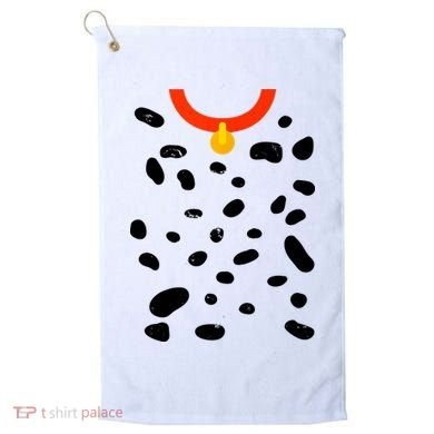 Cute Dalmatian Dog Costume Golf Towel