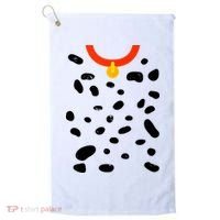 Cute Dalmatian Dog Costume Golf Towel thumb 0