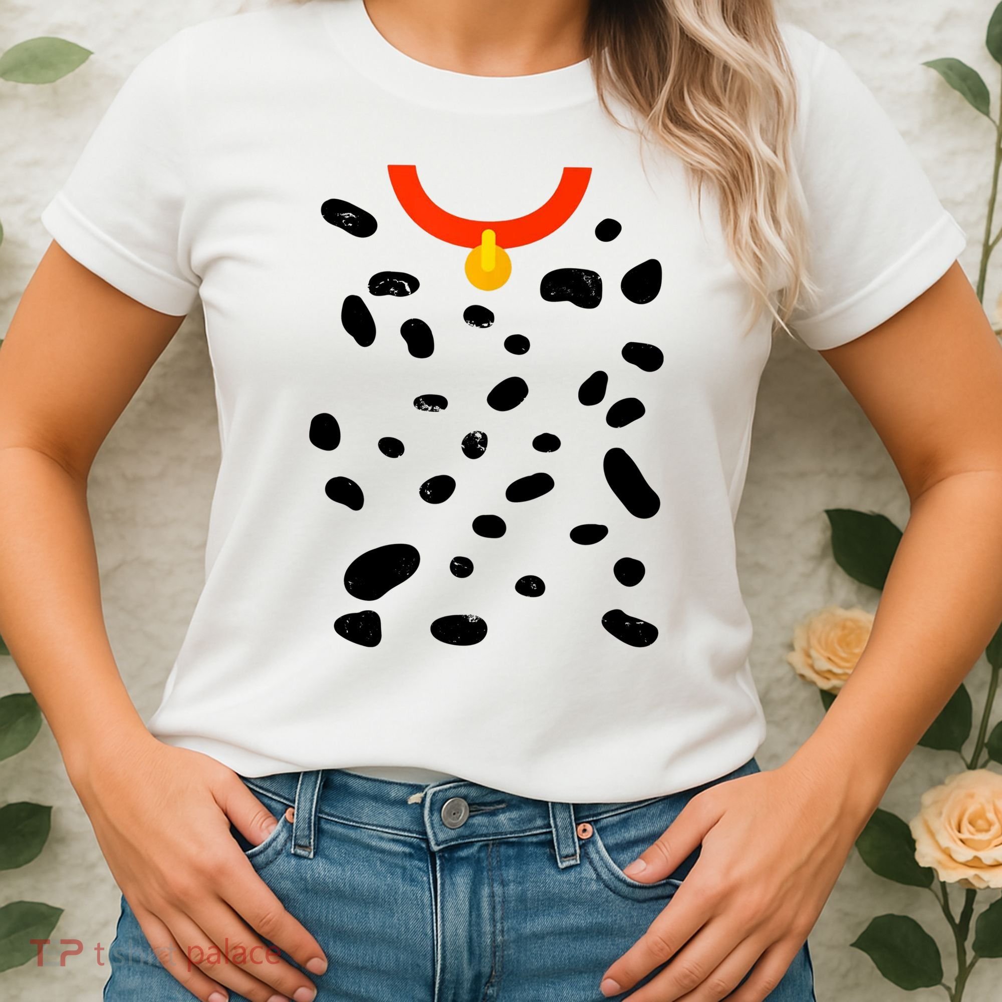 Cute Dalmatian Dog Costume Women's T-Shirt