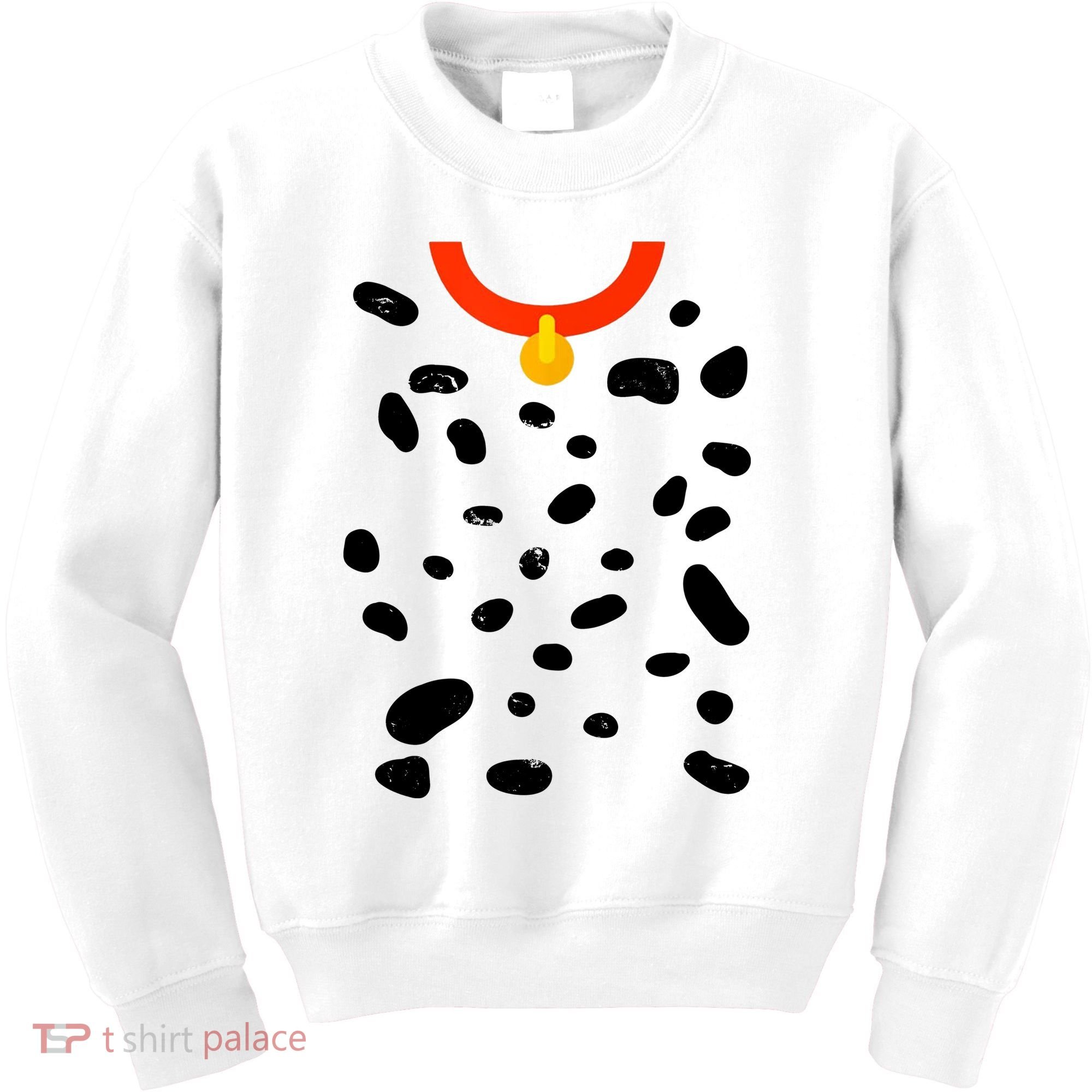 Cute Dalmatian Dog Costume Kids Sweatshirt