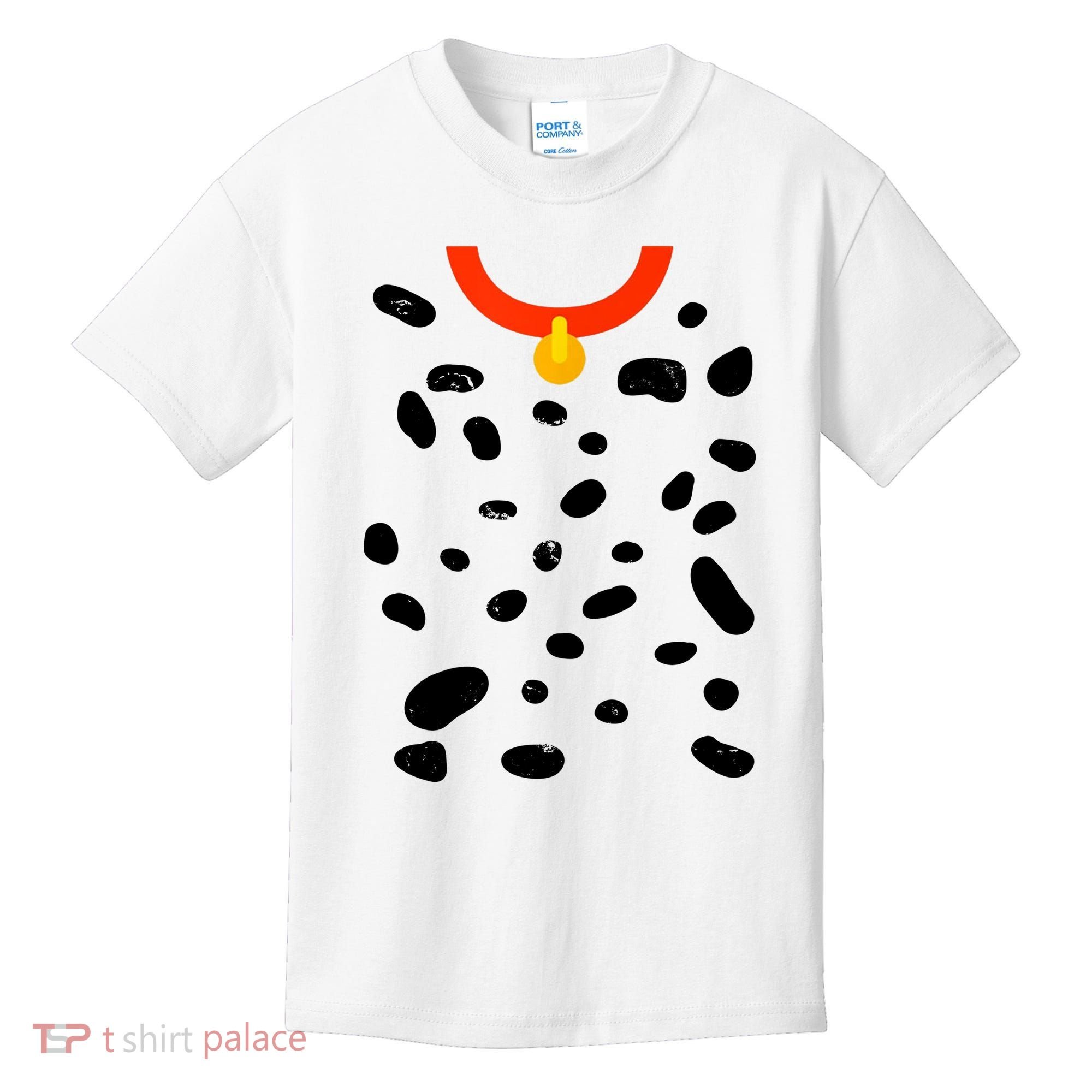 Cute Dalmatian Dog Costume Kids T-Shirt