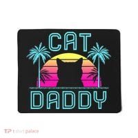 Cat Daddy Dad fathers day retro cat papa Mousepad thumb 0
