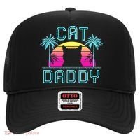 Cat Daddy Dad fathers day retro cat papa Hat thumb 0