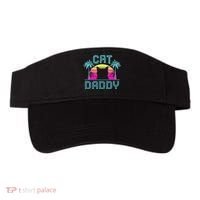 Cat Daddy Dad fathers day retro cat papa Visor thumb 0