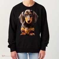 Cute Dachshund Dog Lover Animal Pet Trainer Best Gift Women's Sweatshirt thumb 0