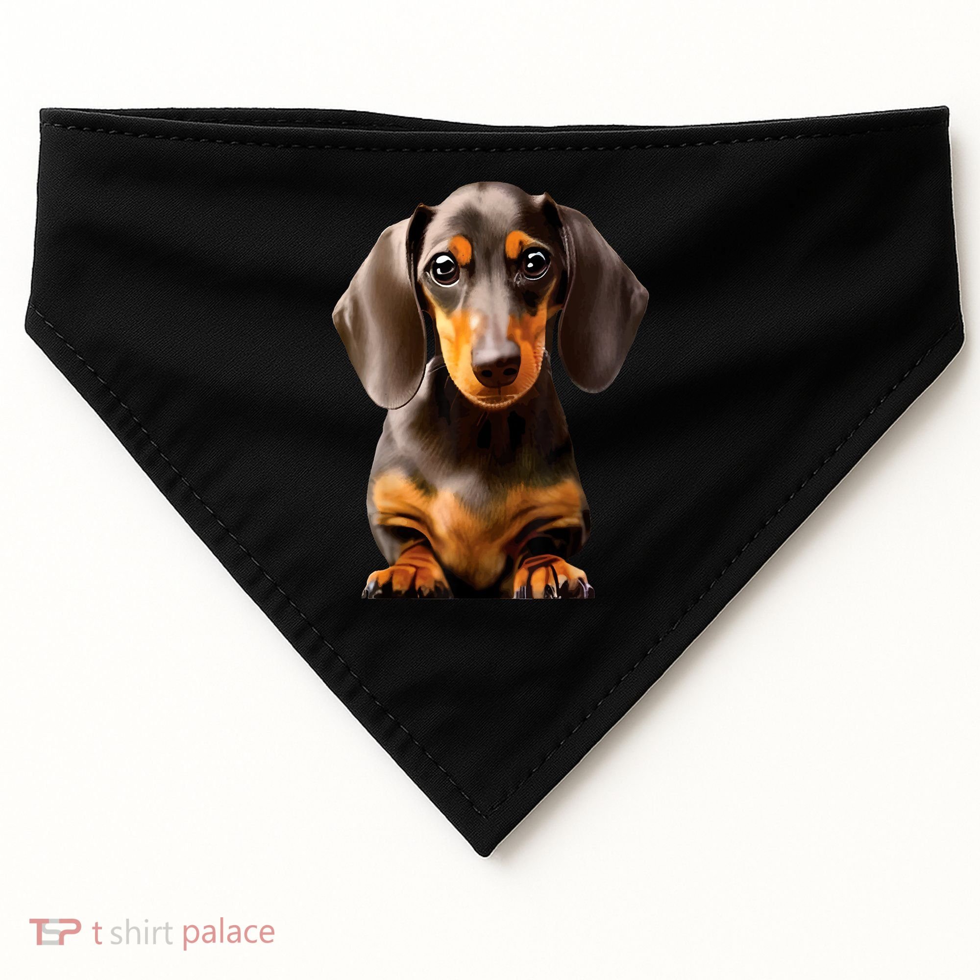 Cute Dachshund Dog Lover Animal Pet Trainer Best Gift USA-Made Doggie Bandana