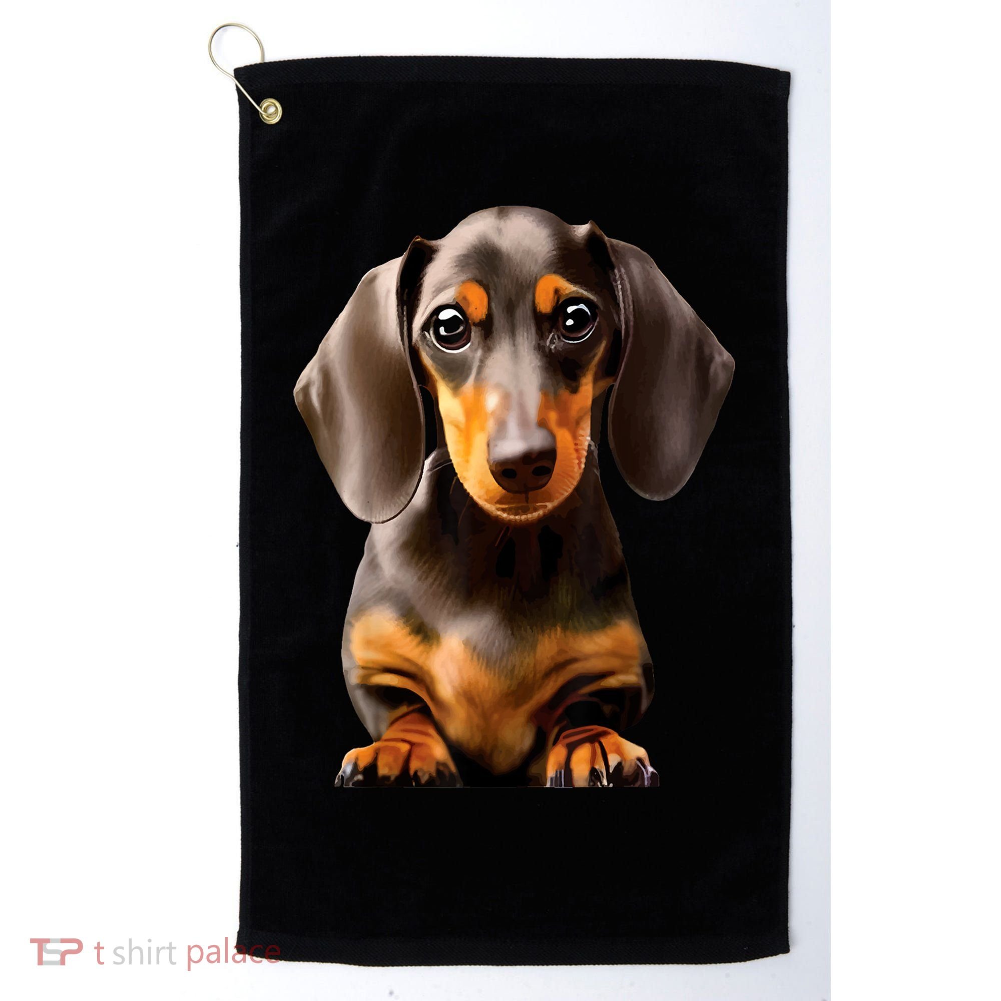 Cute Dachshund Dog Lover Animal Pet Trainer Best Gift Golf Towel