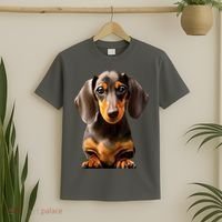 Cute Dachshund Dog Lover Animal Pet Trainer Best Gift T-Shirt thumb 2