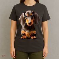 Cute Dachshund Dog Lover Animal Pet Trainer Best Gift T-Shirt thumb 4